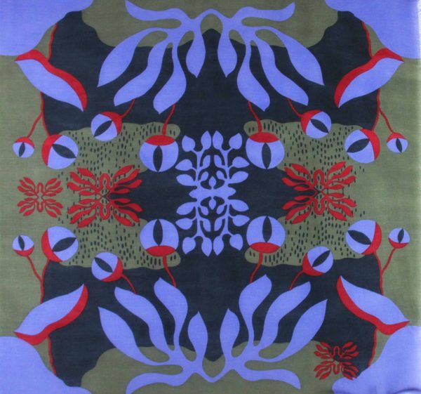 Carré Laine Abysse Violet