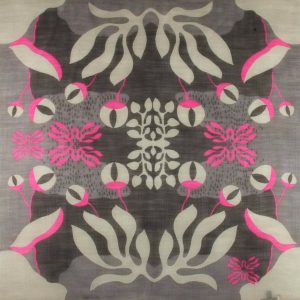 Carré Laine Abysse Fuchsia