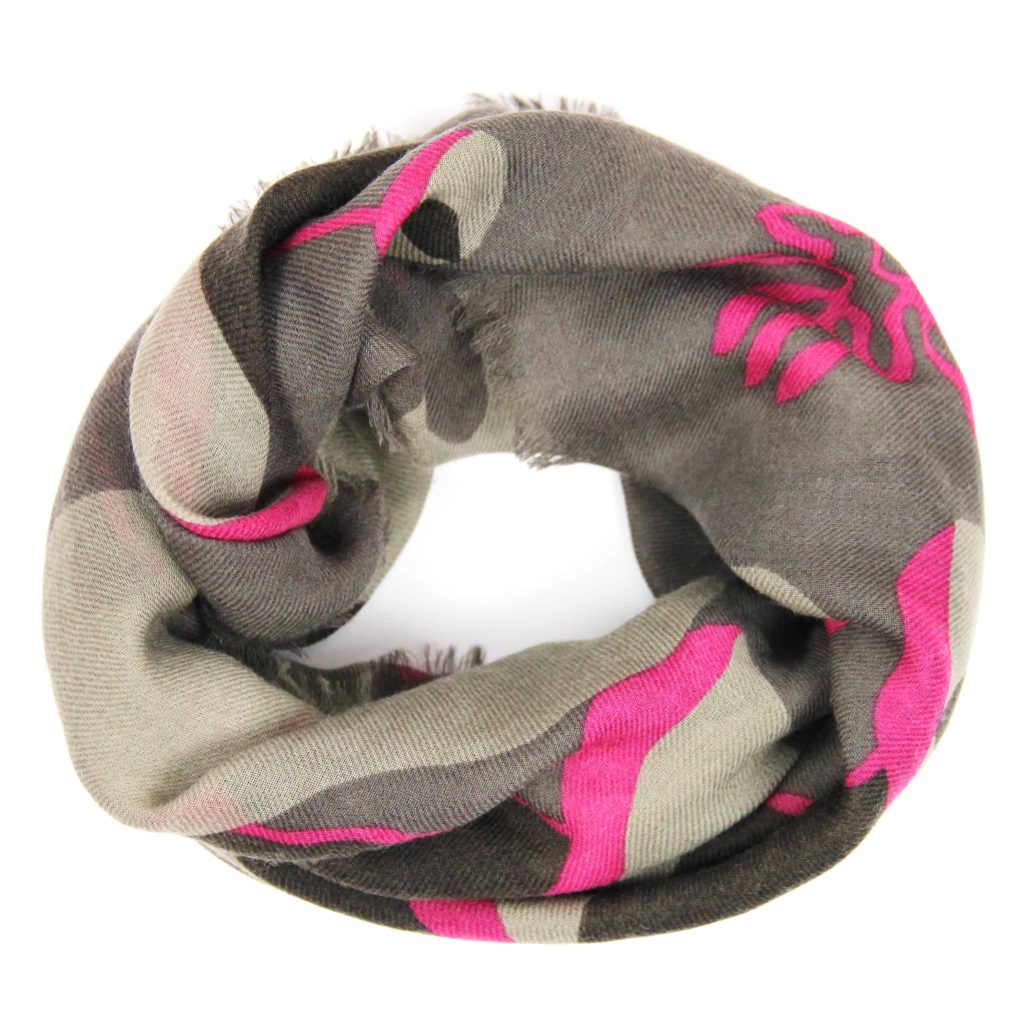 Wool Square Abysse Fuchsia - Image 2