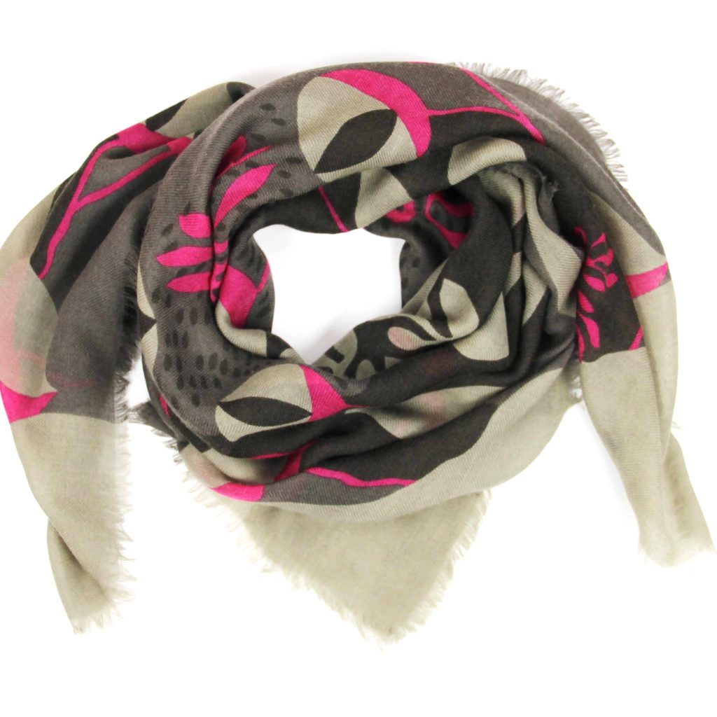 Wool Square Abysse Fuchsia - Image 3