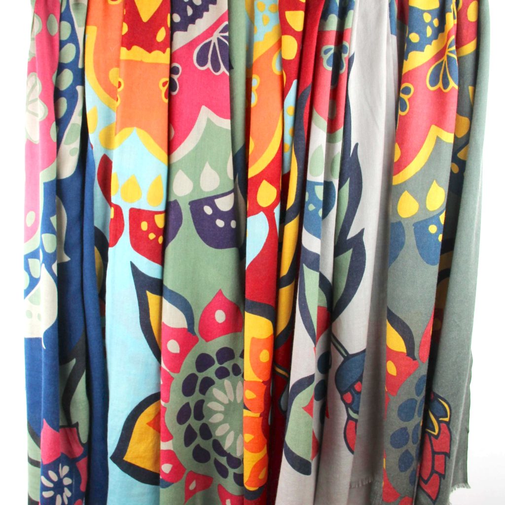Wool Scarf Goya Kaki - Image 3
