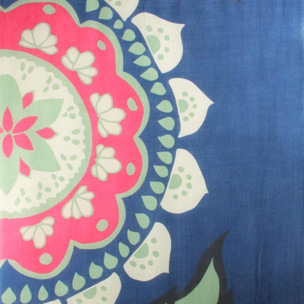 Wool Scarf Goya Marine Navy