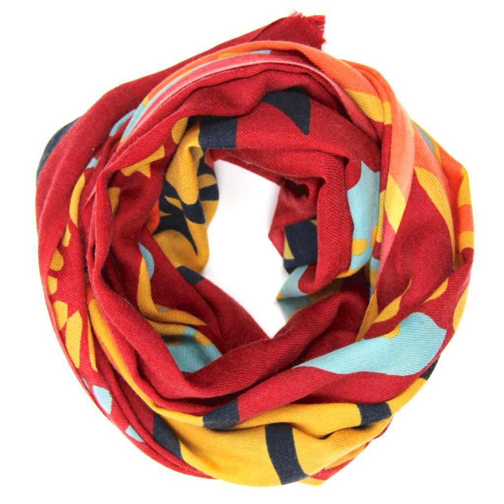 Wool Scarf Goya Rouge Red - Image 2