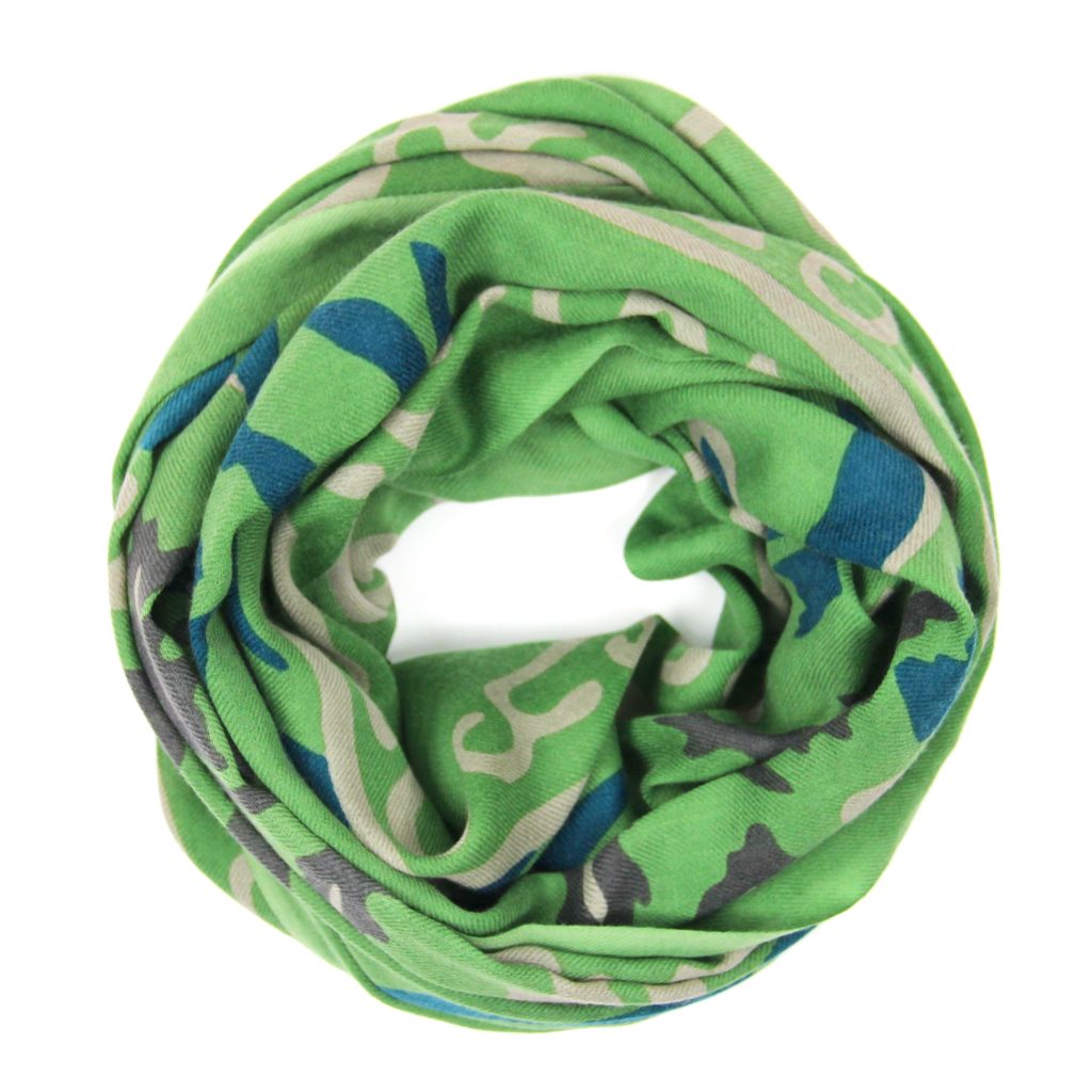 Echarpe Laine Indira Vert