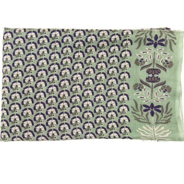 Wool Scarf Marigold Vert Green