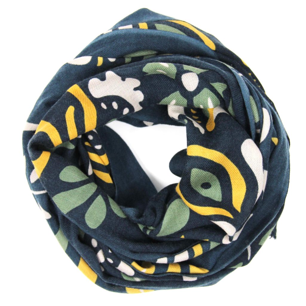 Echarpe Laine Yvonna Jaune