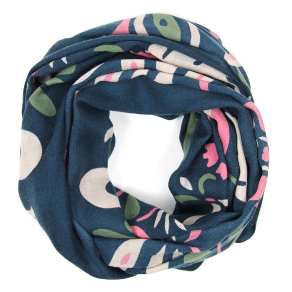 Wool Scarf Yvonna Marine Navy