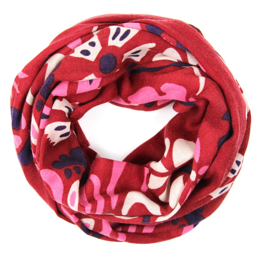Wool Scarf Yvonna Rouge Red