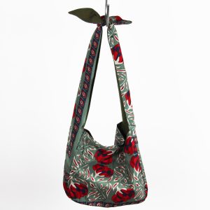 Upcycling Silk Bag Bobby Bergamote Rouge