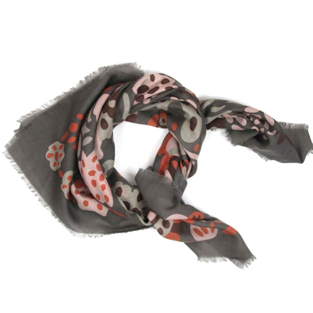 Wool Square Girandole Gris Grey - Image 3