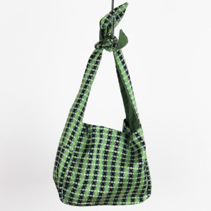 Upcycling Silk Bag Bobby Logic Vert Green