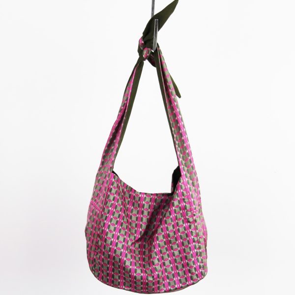 Upcycling Silk Bag Logic Fuchsia