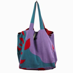 Cabas en coton upcycling Sycomore Gris